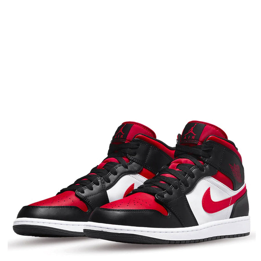 Jordan 1 Mid Alternate Bred Toe Fire Red